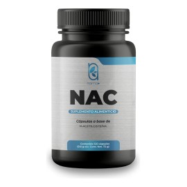 Nac N-acetilcisteína 120 Cápsulas 1200 Mg Por Porción
