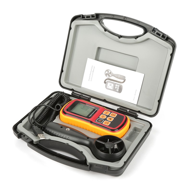 GM8901 Handheld LCD Digital Anemometer Air Speed Tester Wind Velocity