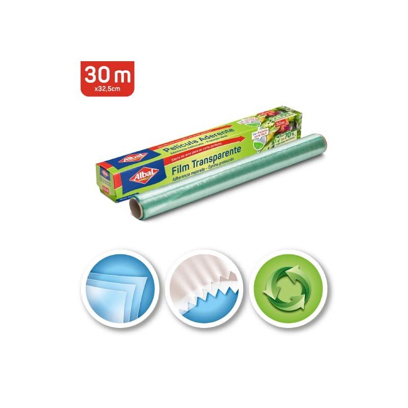 ALBAL Transparent film, pack of 1 (1 x 200 g)