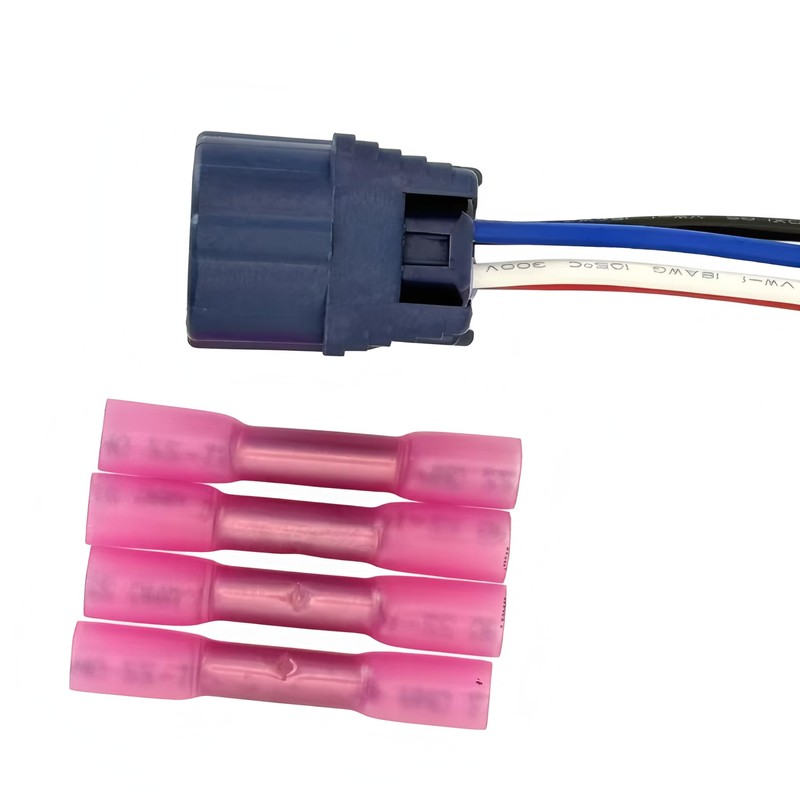 4 Pin Alternator Wiring Harness Connector Pigtail Plug, Replaces OE#