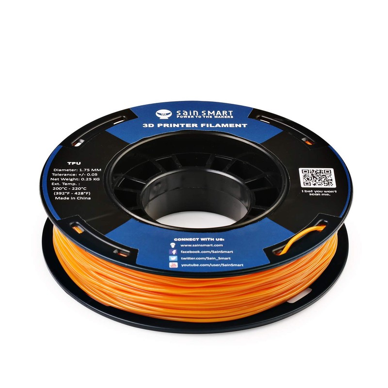 SainSmart - Filamento de impresión 3D TPU flexible de 1,75