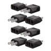 Importeek 10pz Clavija Adaptador Corriente Europa American Us Eu Viaje