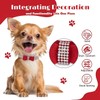 Hotlion Bow Tie Rhinestone Dog Collar Cute Sparkling Crystal Diamond