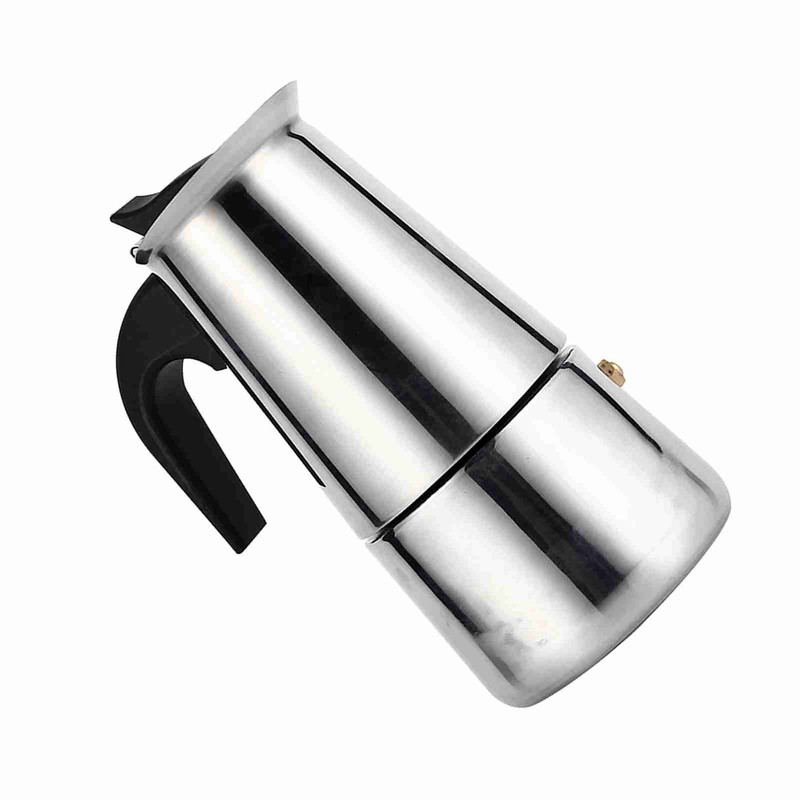 Stainless Steel Percolator Moka Pot Coffee Maker Stove Home Office