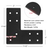 heneng 4 Pcs Flat Mending Plates for 4x4 Post, L