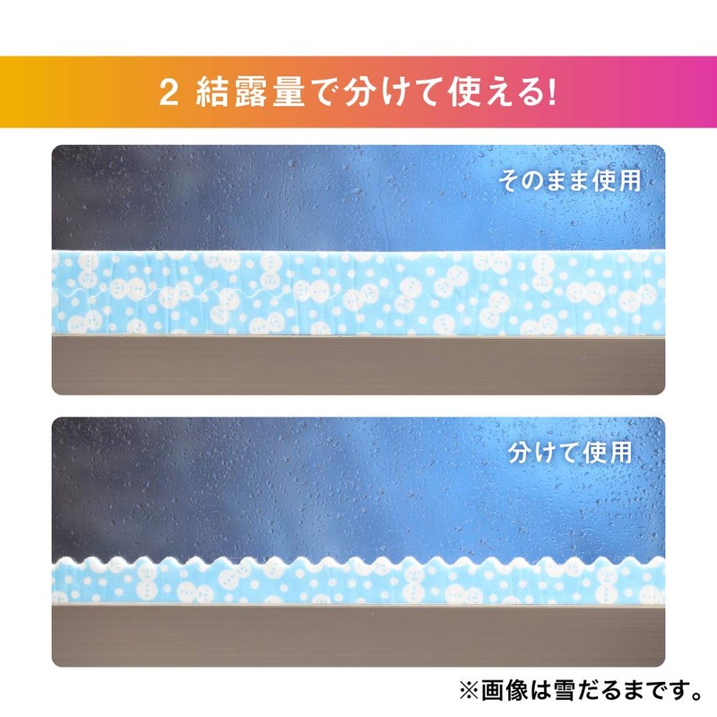 2-Way Condensation Absorbing Tape, Snowman Print