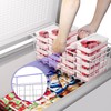 Slideep Chest Freezer Organizer Bins 16.5 Inch, Deep Upright Freezer