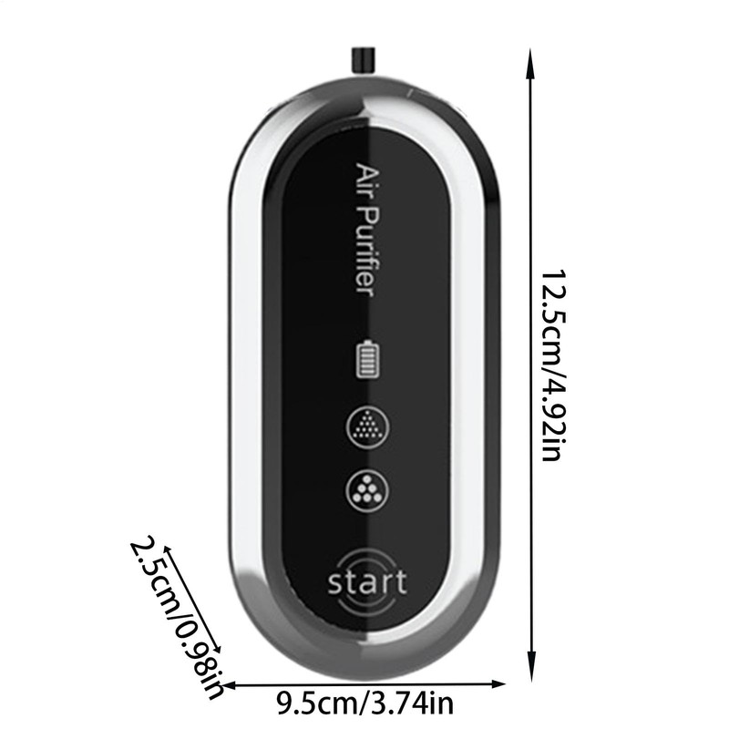 Wearable Air Purifier | Portable Tiny Air Ionizer Necklace |