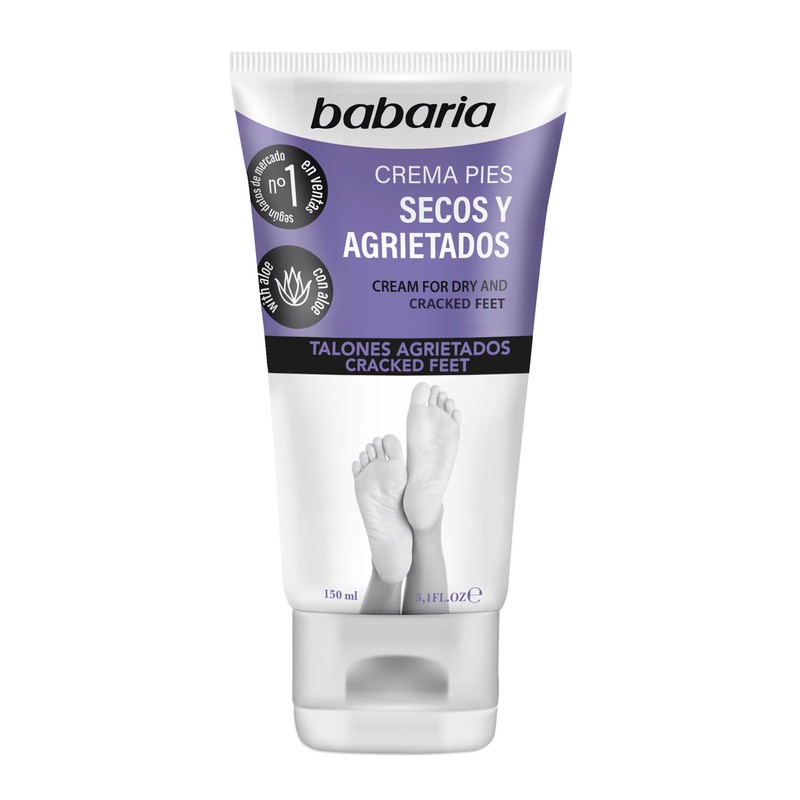 Babaria Dry Feet Cream - Absorbs Quickly to Instantly Soothe