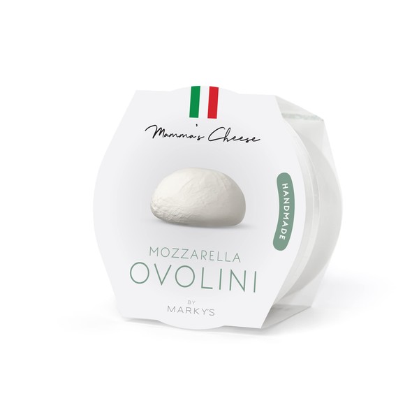 Mamma’s Fresh Mozzarella Ovolini Italian Cheese - 12 pack x