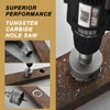 dashap 23PCS Carbide Hole Saw Kit,TCT Hole Saw Set for
