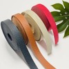 1 Roll Leather Strap Strip,2CM*4.5M Black Lychee Pattern Leather Strap,Side