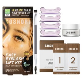 COSNORI Easy Eyelash Perm Kit 5 servings, mixed colors, 1 pc / 코스노리 이지 아이래쉬 펌 키트 5회분, 혼합색상, 1개