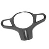 Car Steering Wheel Frame Cover Trim Sticker Decoration Carbon Fiber