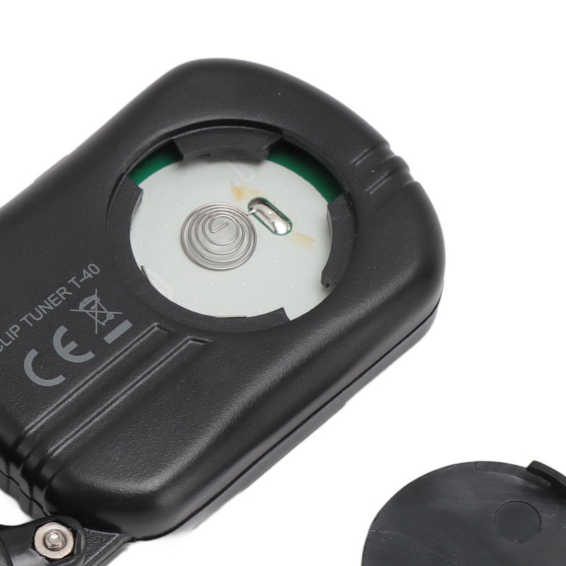 Clip On Guitar Tuner Black LCD Display A0 27.5Hz to
