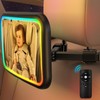 Baby Car Mirror with Light, 7 RGB Light Rear Facing
