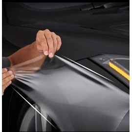 DIYAH Extra Thick Clear Paint Protection Bulk Vinyl Wrap Film with Hand Tools (120" X 48" / 10 FT X 4 FT)