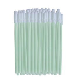 Acouto Industrial Cotton Swabs, Pack of 100, Anti-Static Cleaning Swabs, Round Stick for Printers, Disks, Lenses, Total Length 2.8 inches (71 mm)