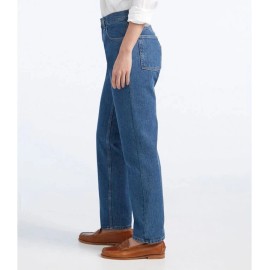 L.L. Bean NEW LL Bean WOMEN'S RELAXED WAIST FADED WASH JEANS SIZE 18 PETITE