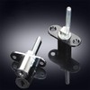 2 Pieces Security Drawer Locks, 19mm Zinc Alloy Filing Cabinets