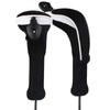 Andux Long Neck Golf Hybrid Club Headcovers with Interchangeable Number