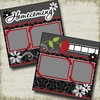 HOMECOMING - Premade Scrapbook Pages - EZ Layout 2195