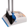 TreeLen Long Handle Broom and Dustpan Set,Upright Dust Pan Combo