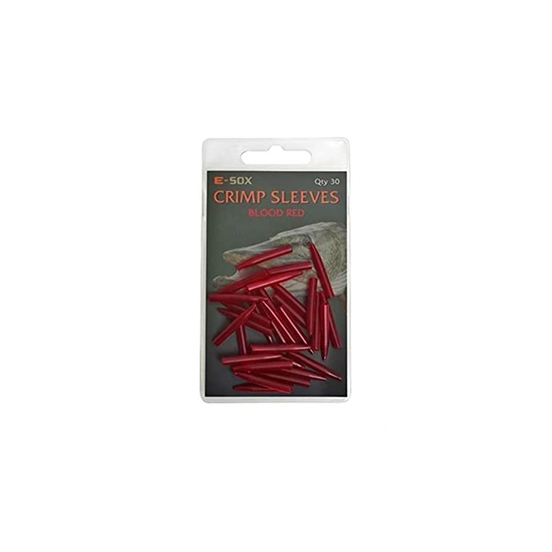 Drennan E-Sox Crimp Sleeves For Pike Fishing Pack Of 30: