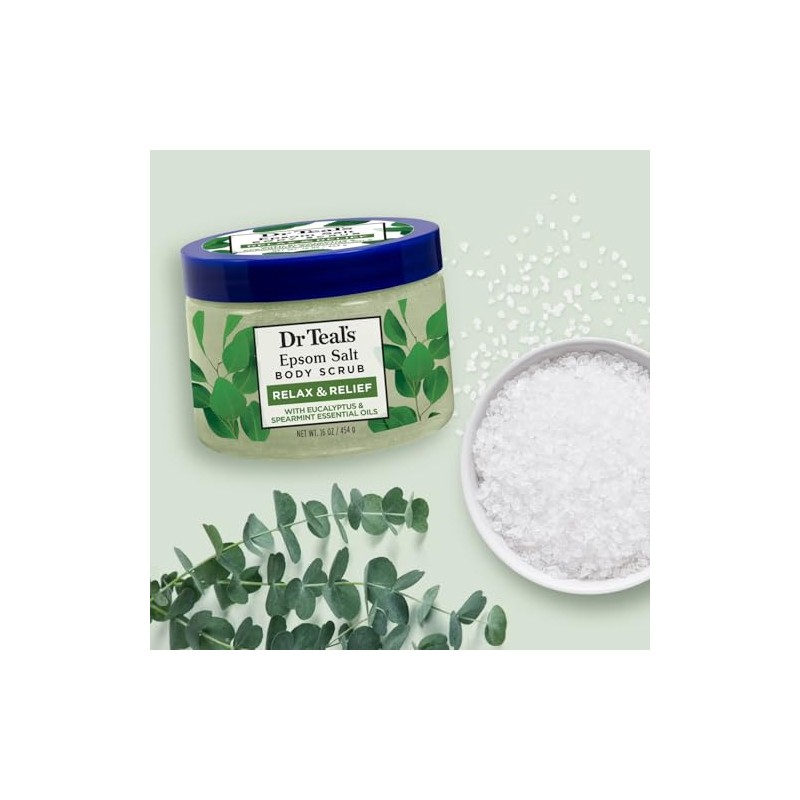 Dr Teal's Exfoliate & Renew Eucalyptus & Spearmint Epsom Sal