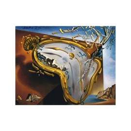 Spiffing Prints Salvador Dali Soft Watch at the Moment of Explosion - Small - Semi Gloss - Framed
