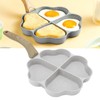 Egg Frying Pan Nonstick Heart Shaped 4 Cup Uniform Heating