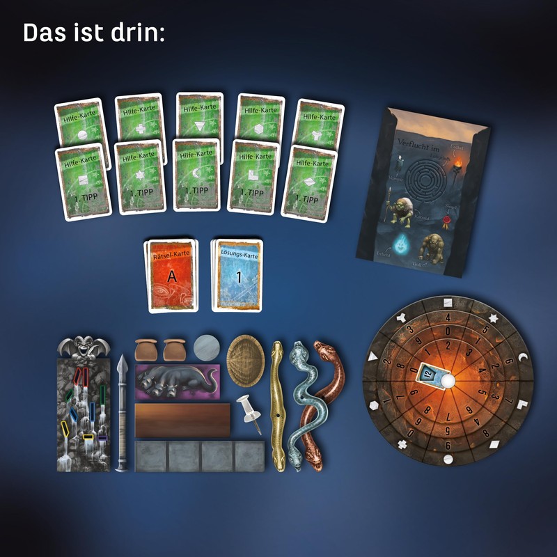 Kosmos 682026 EXIT – Das Spiel “Das Verfluchte Labyrinth” (German