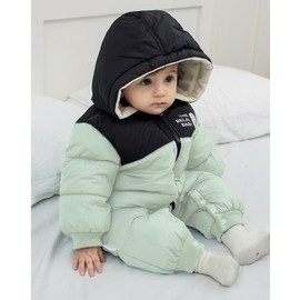 JiAmy Baby Snowsuit, Toddler Winter Snow Suits Hooded Romper Baby Girls Boys Clothes Jumpsuit Romper for 9-12 Months