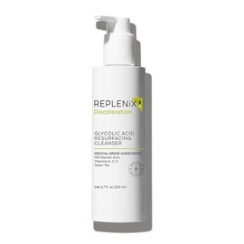 Replenix- Limpiador facial renovador con ácido glicólico, exfoliante facial suave de grado médico para pieles sensibles
