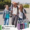 Lock with Combination Code, 6 Packs 3 Digit Anti-Rust Weatherproof