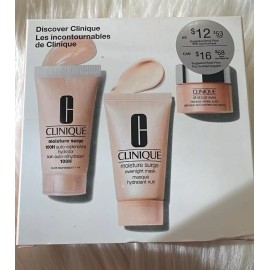 Clinique 2 Clinique Set Moisture Surge 100H, Overnight Mask 30ml Reduces Circles 5ml P103