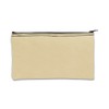 14 oz Natural Canvas Zipper Bag- 12 x 8 -