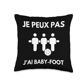I Can Not Have Football Table Football Gift Throw Pillow