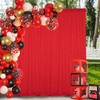 MoKoHouse 10ft x 8ft Red Backdrop for Parties Thick Red