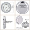 ShoppeWatch Mini Clock Insert Quartz Movement Round 1 7/16" (35mm)