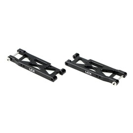 LCX Racing RC Car CNC Machined Aluminum Heavy Duty Rear Suspension Arm Kit for LOSI 1/16 Mini-B Buggy 1/18 Mini-T 2.0 Stadium Truck, Upgrades Parts Accessories (Rear Arm Kit)