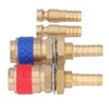 Welding Quick Connector Water Cooled Gas Adapter M8 Brass Fitting