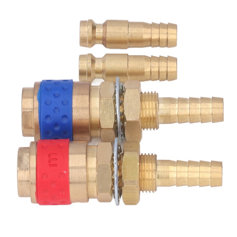 Welding Quick Connector Water Cooled Gas Adapter M8 Brass Fitting