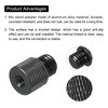 sourcing map 2 Pack Microphone Stand Adapter 1/4 Female x