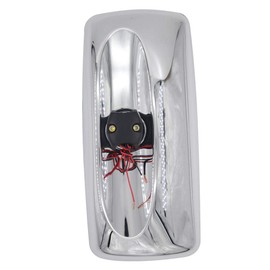 LONGLING Side View Main Manual Heated Mirror Truck Chrome Rear View Mirrors fit Freightliner M2