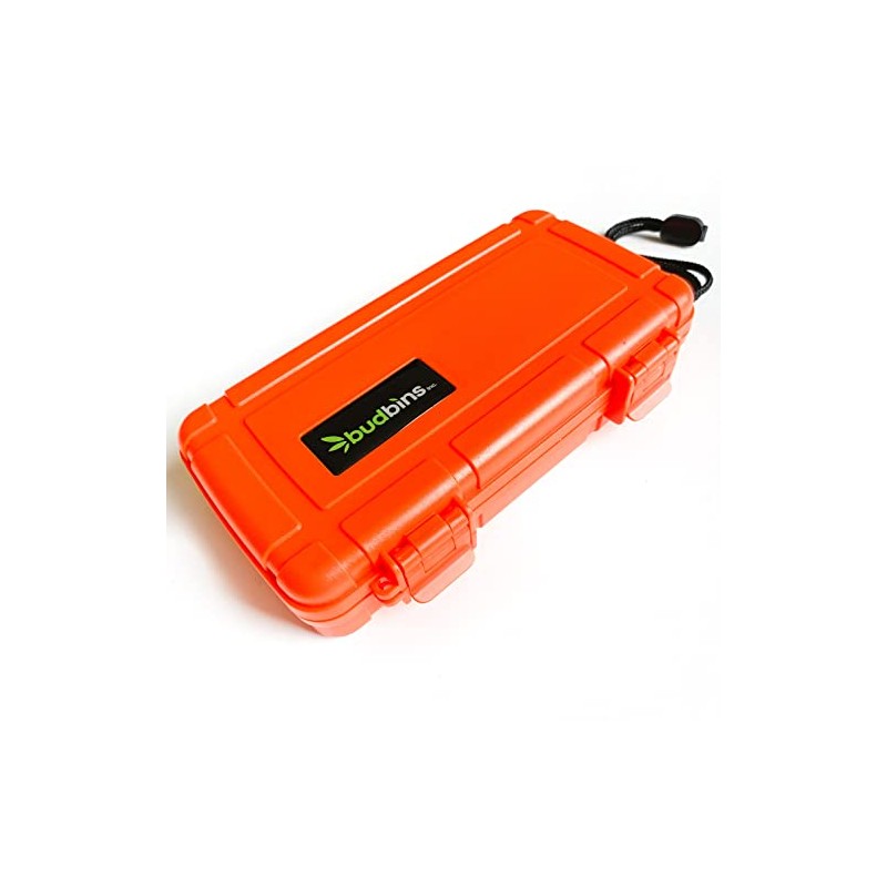 Waterproof Smell Proof Travel Storage Box (Orange)