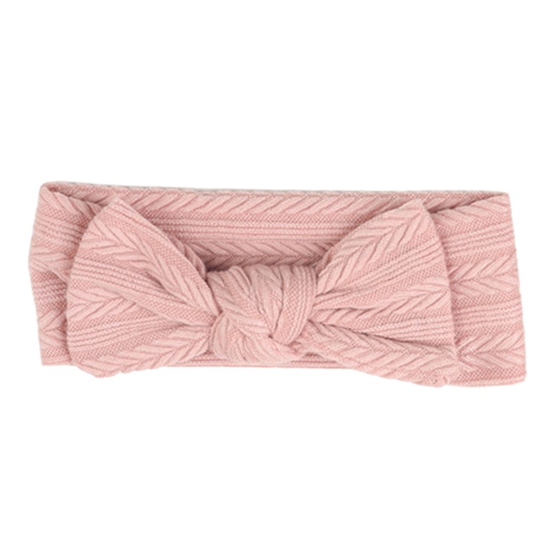 3pcs Receiving Blanket Headband Set Cotton Polyester Wheat Texture Pure