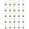 FUTIME 25 Pack S14 LED String Light Bulbs, 1W Shatterproof