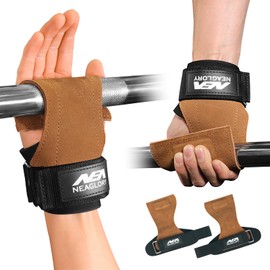 NEAGLORY Padded Weight Lifting Straps Deadlift Straps with Wrist Support, Gym Wrist Straps for Weightlifting and Workout, Lifting Grips Hand Straps for Men and Women
