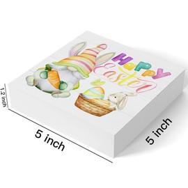 Easter Decor Easter Gnomes Sign Bunny Rabbit Egg Sign for Home Room Badroom Office Desk Decor Happy Easter Sign Party Farmhouse Indoor Decorations